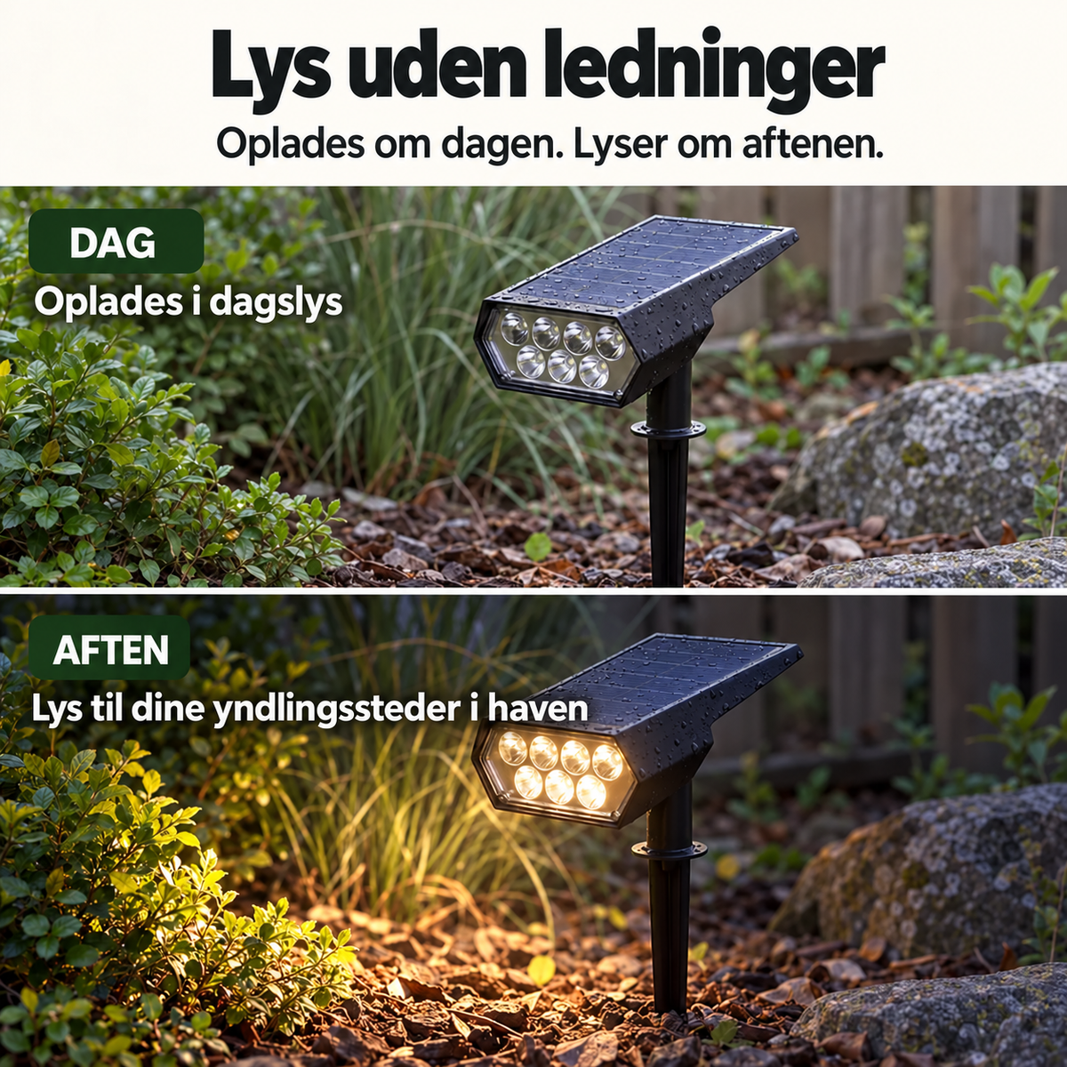 NOVA – Solcellsdriven Trädgårdsspot - DK