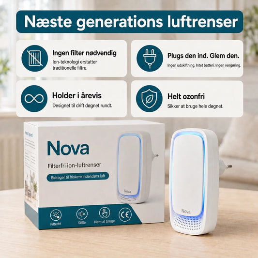 NovaClean™ Friskere morgener og et sundere hjem
